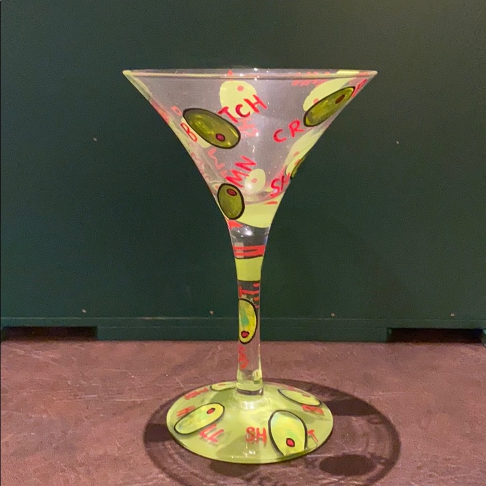 Lolita dirty martini glass